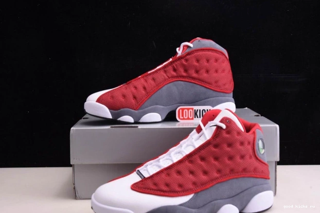 Jordan Grey 414571-600 13 Air Red Flint Gym Retro 0823